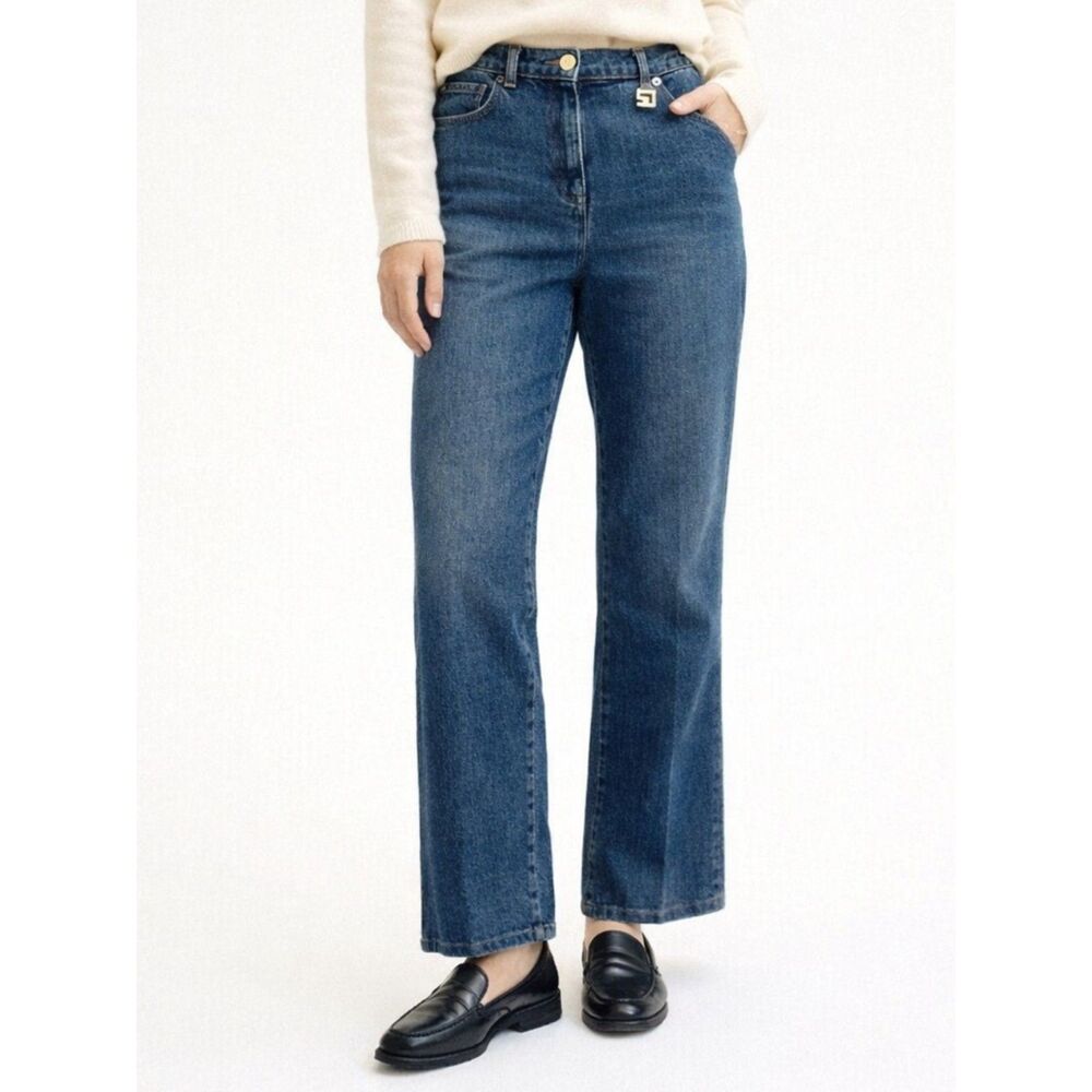 Vintage St. John Sport Jeans Medium Wash Straight Leg High Rise Women’s Size 2